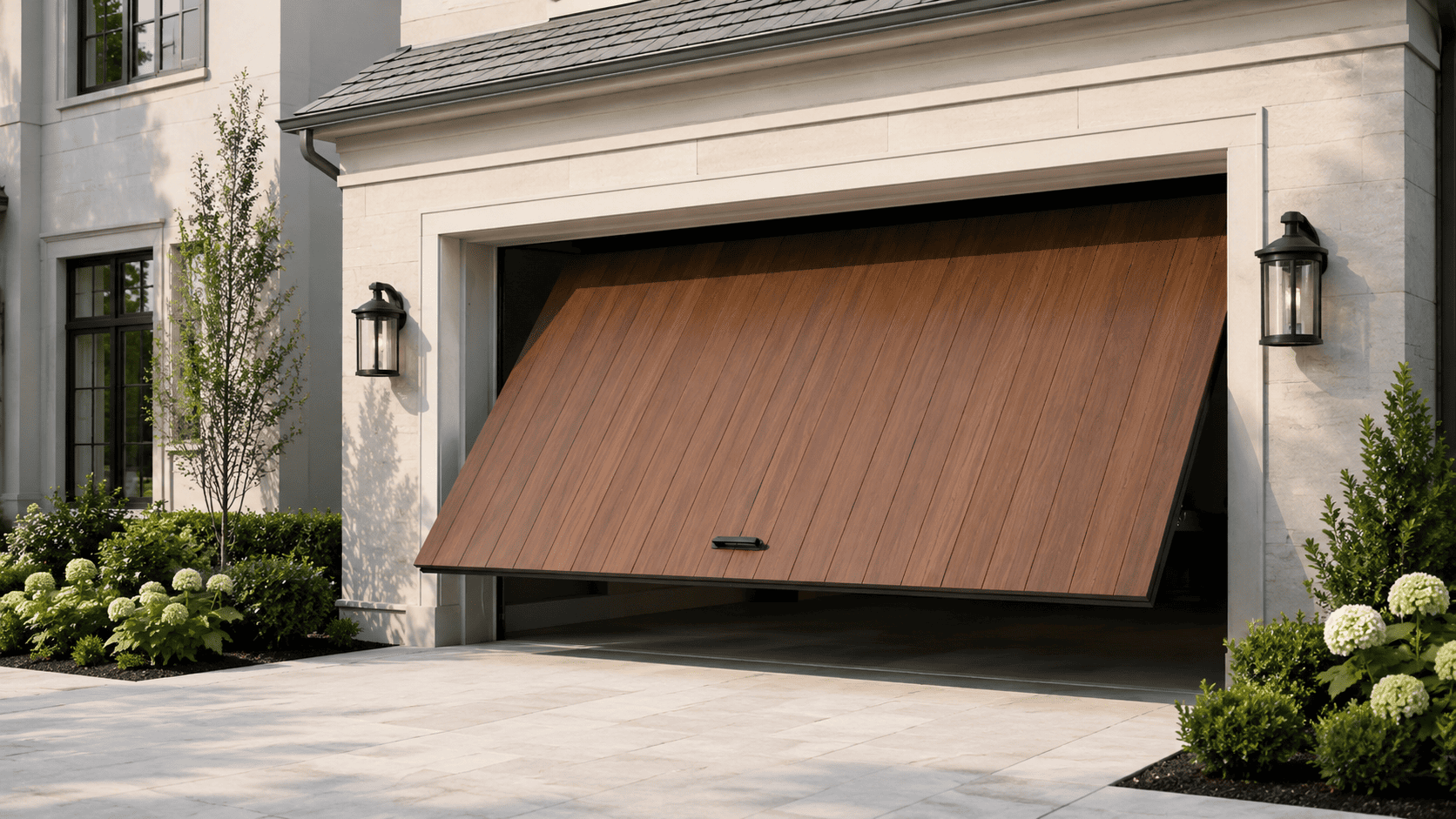 Garage door repair in progress — West Ryde